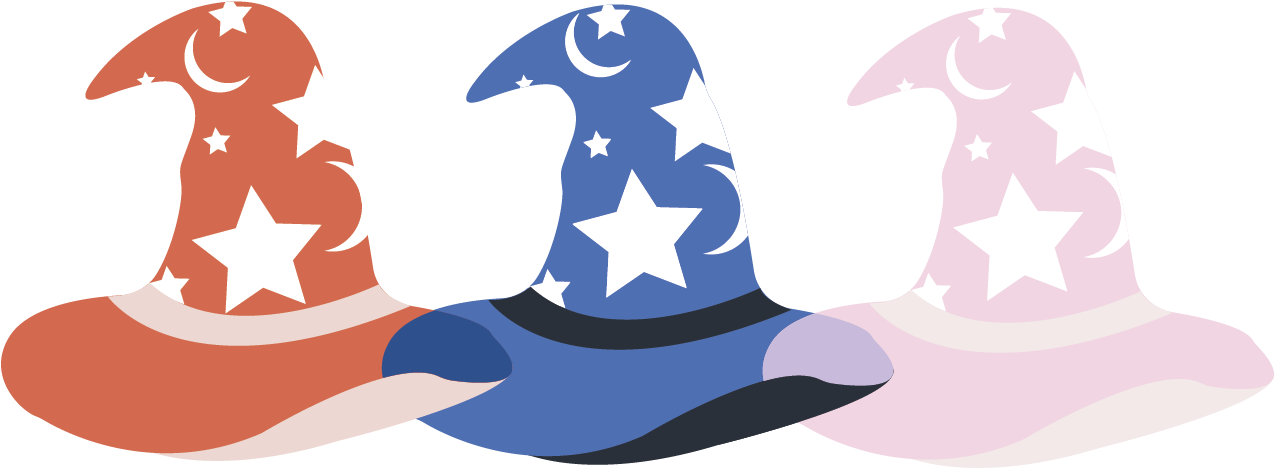 Hats - Crescent (1274x475), Png Download
