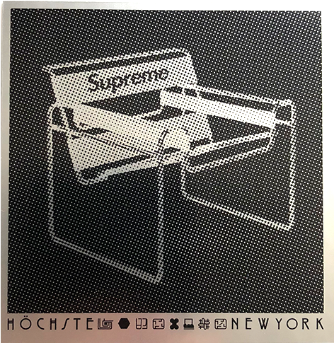Home / Stickers / Supreme Holographic Mochste Sticker - Marcel Breuer (1000x1000), Png Download