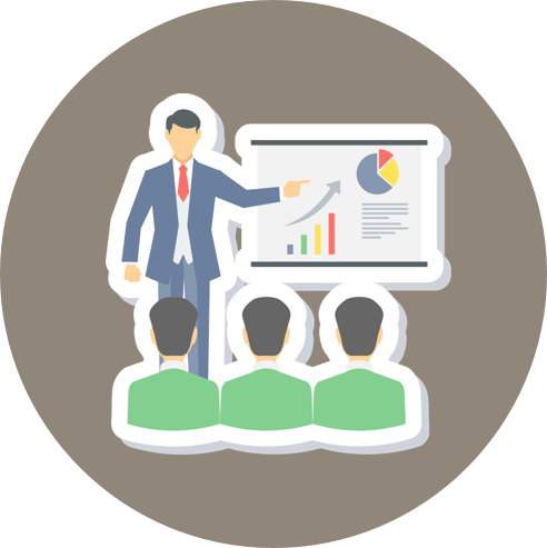 Presentation - Business Collaboration Presentation Clipart (492x493), Png Download