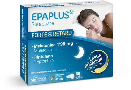 Melatonin Forte Retard - Pastillas Para Dormir Epaplus (600x400), Png Download