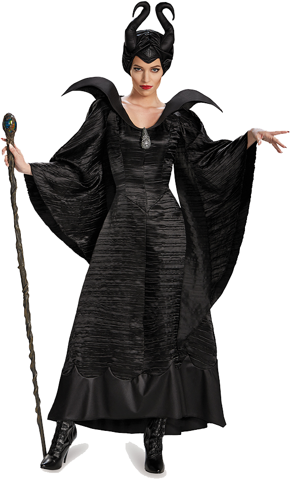 Halloween Costume Png Clipart - Maleficent Deluxe Christening Gown Costume (1000x1000), Png Download