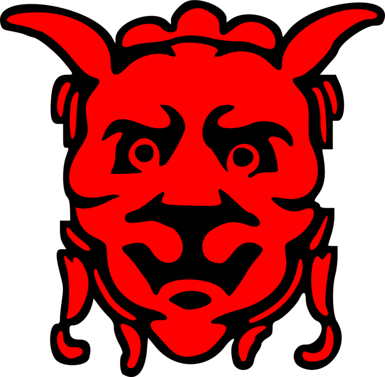 Devil Demon Face Satan - Clip Art (766x750), Png Download