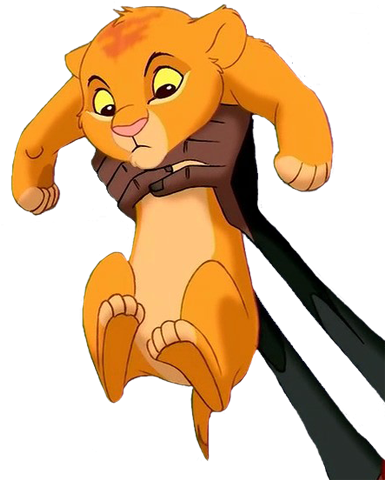 El Rey Leon Png Svg - Simba Bebe Rey Leon (450x526), Png Download