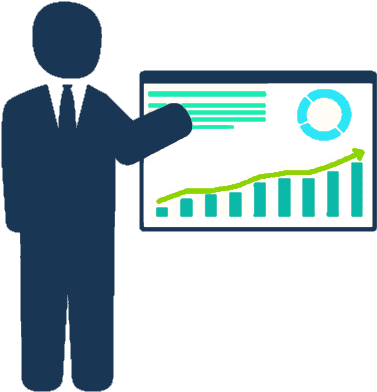 Man Giving A Presentation - Doing A Presentation Transparent (497x487), Png Download