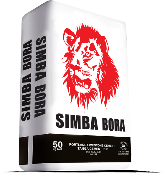 Bag Of Simba Cement (550x585), Png Download