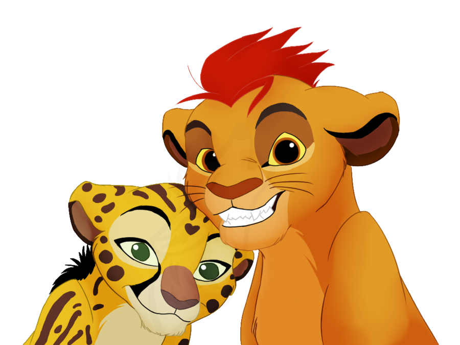 Fuli And Kion Fanart Clipart Lion Kion Simba - Fuli And Kion Fanart (900x675), Png Download
