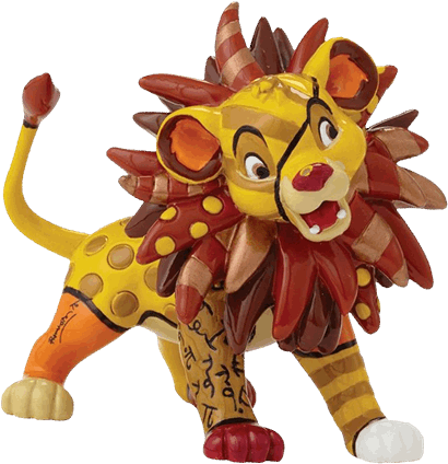 Disney Britto Simba (600x600), Png Download