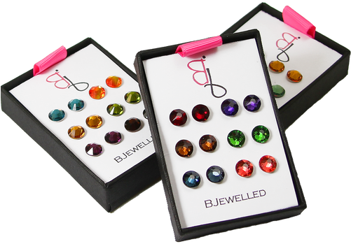 Autumn Stud Earring Sets - Dominoes (500x500), Png Download