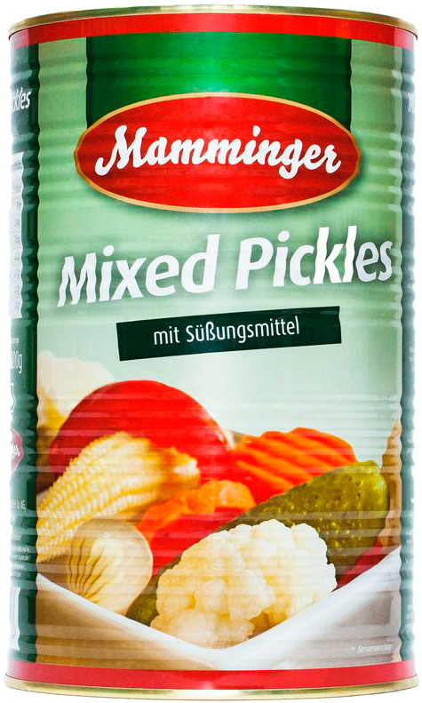 Full Mixed-pickles - Vegetable (900x900), Png Download