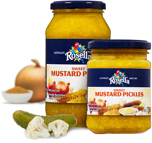 Sweet Mustard Pickles - Rosella Tomato Soup 500g (528x468), Png Download