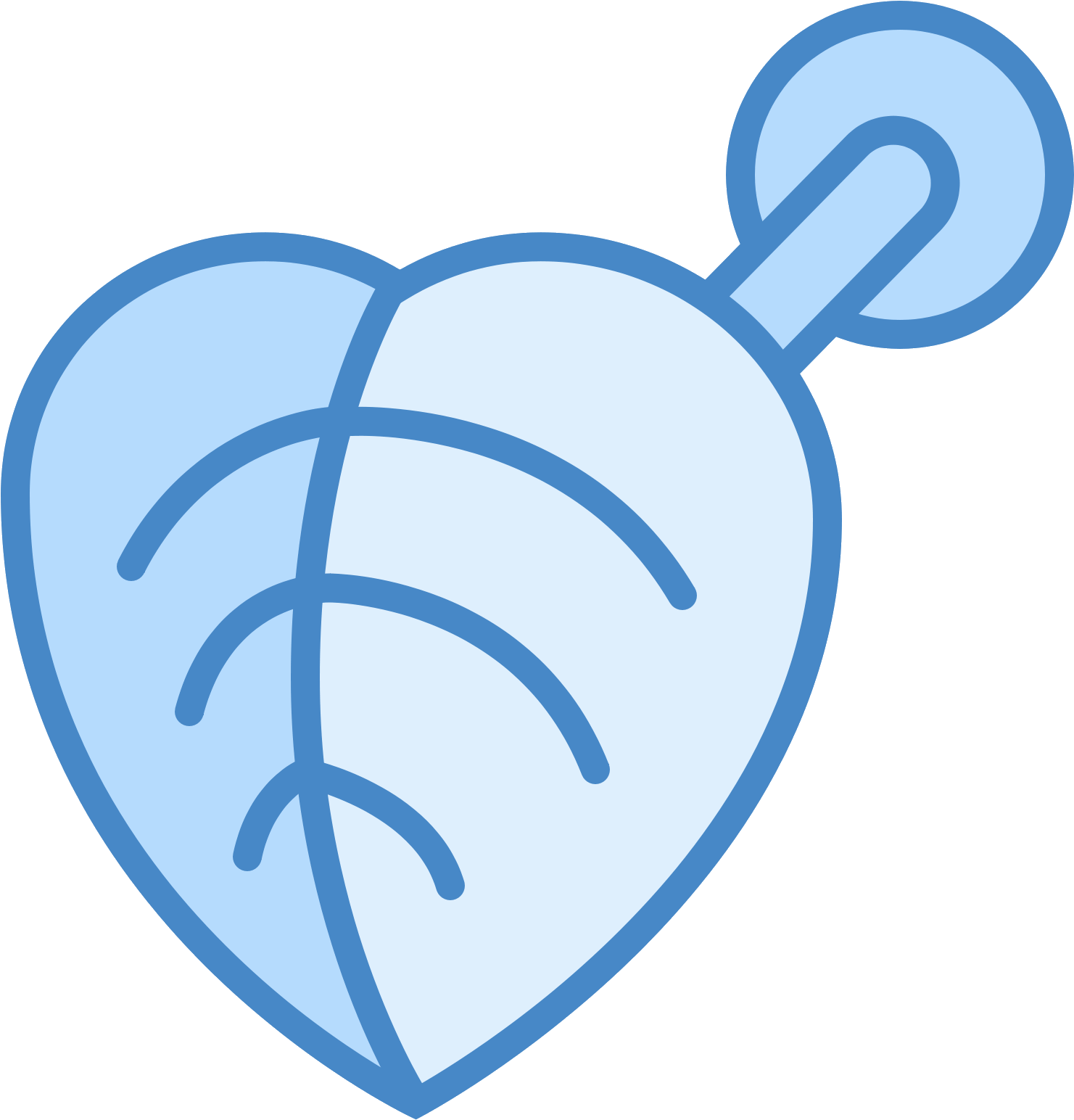 This Is A Picture Of An Earring That Is Heart Shaped - Icon (1600x1600), Png Download