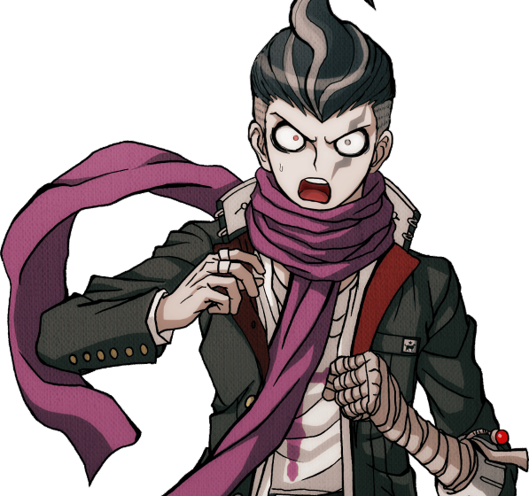 Gundham Tanaka Halfbody Sprite Without Earring - Gundham Tanaka Earring (597x560), Png Download