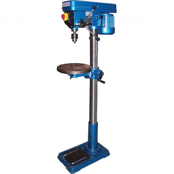 Borum Pedestal Drill Press 3/4 Hp 16 Speed Ch16nf - Drill (600x600), Png Download
