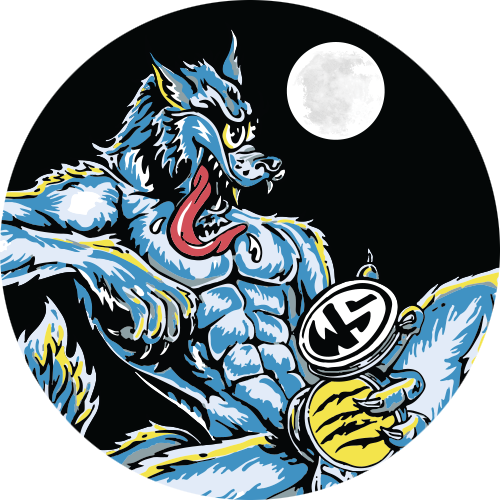 Wolf Spit Wolf - Instagram (500x500), Png Download