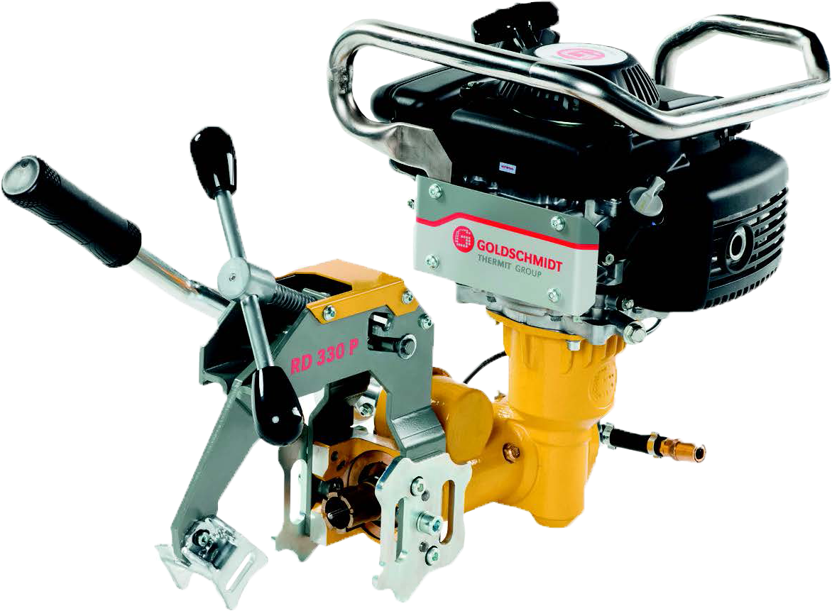 Rail Drill - Grinding Machine (1527x1172), Png Download