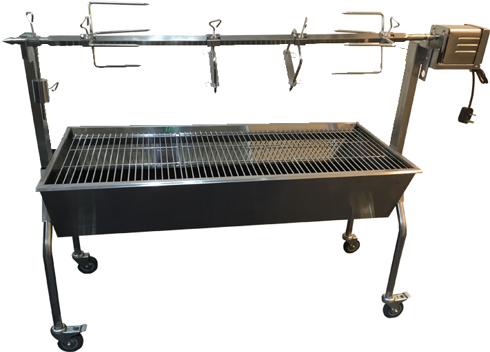 Liberty Charcoal Spit - Barbecue Grill (900x600), Png Download