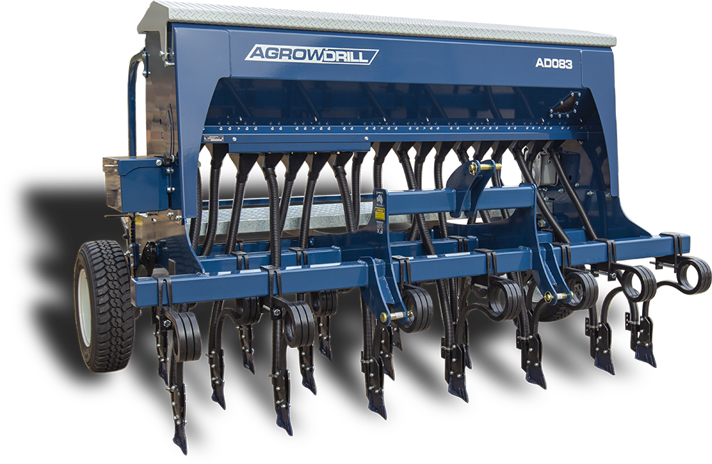 Cutout Of Ad083 Seed Drill - Agrowplow (999x652), Png Download