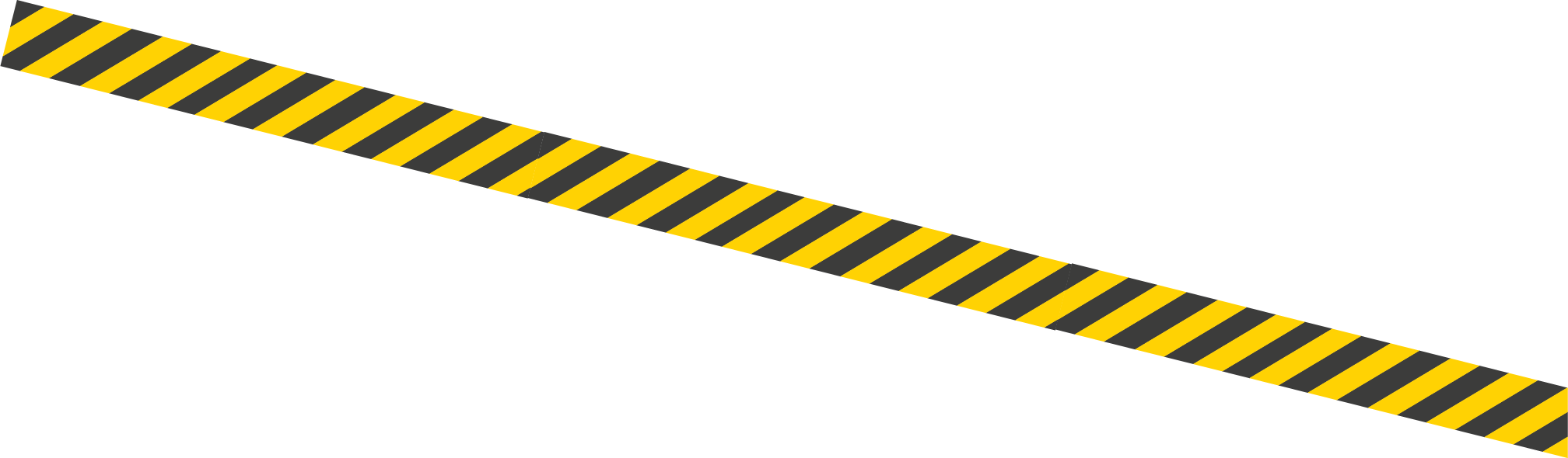 Muchos Años En El Sector - Cinta De Construccion Png (2016x590), Png Download