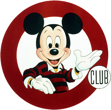 Mickey Mouse Silhouette Clip Art - Mickey Mouse Club 90s Logo (379x371), Png Download