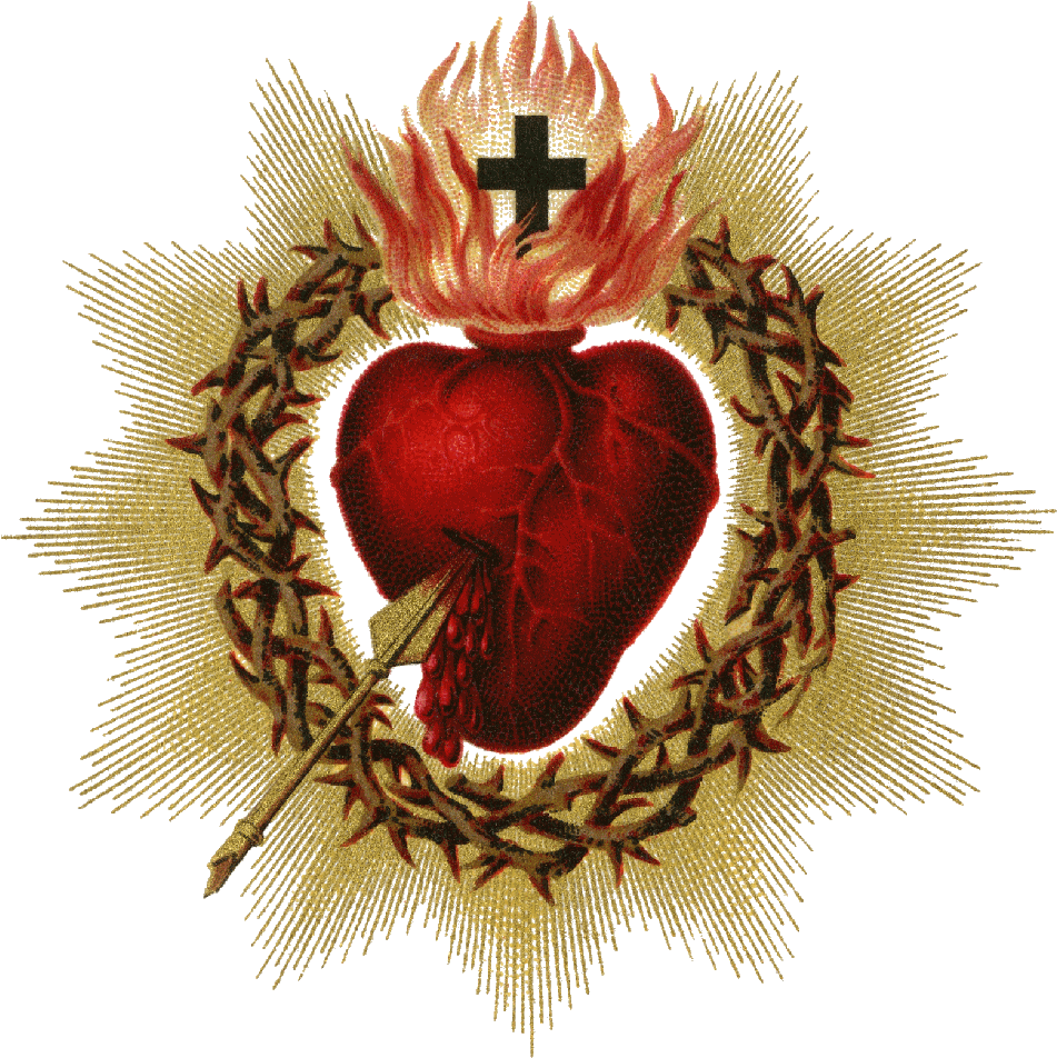 1000 X - Sacred Heart Of Jesus Png (1000x1000), Png Download