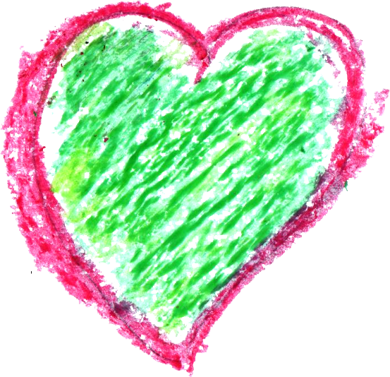Crayon Texture Png For Kids - Crayon Heart Png (553x534), Png Download