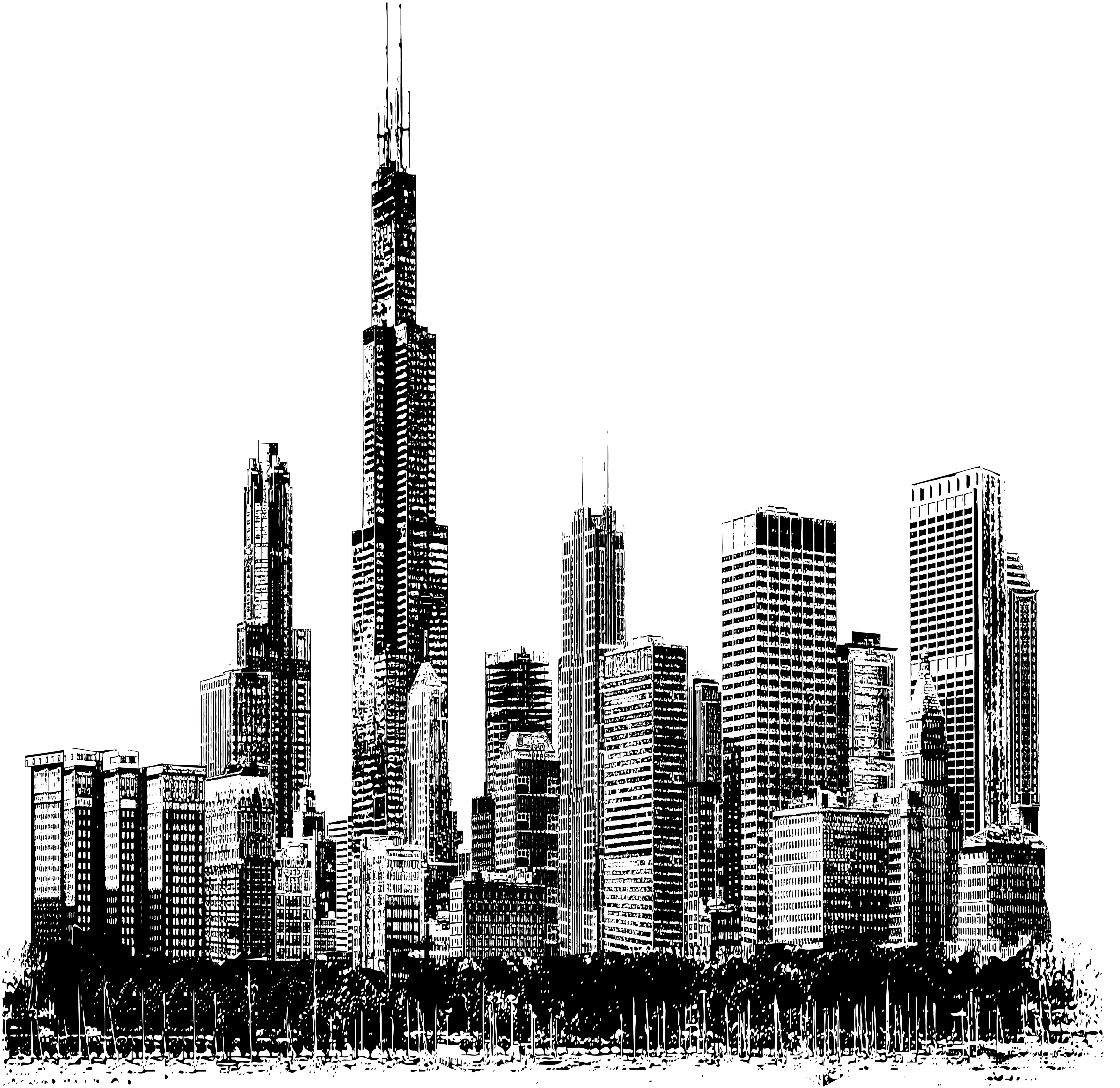 Chicago Skyline A - Metropolitan Area (4000x4000), Png Download