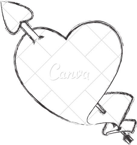 Clip Download And Arrow At Getdrawings Com Free For - Heart (550x550), Png Download