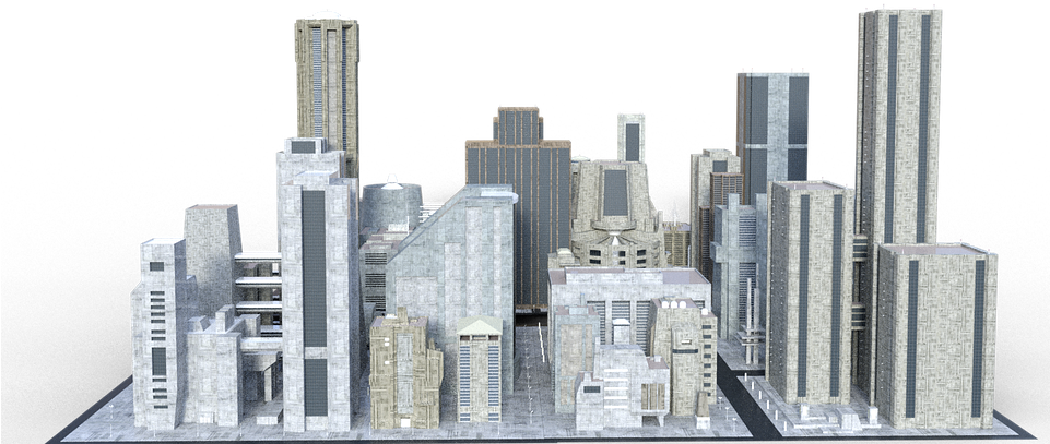 City Architecture, - City Png (960x540), Png Download