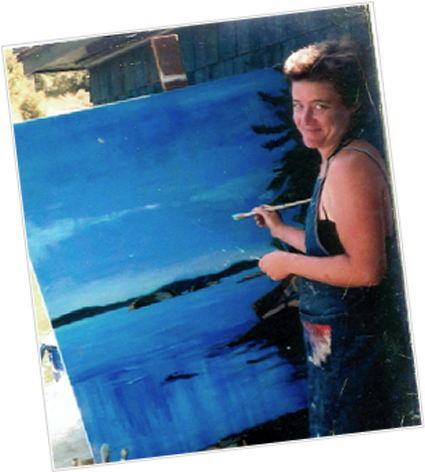 I Paint The Beauty Of The World Around Me - Painting (425x472), Png Download