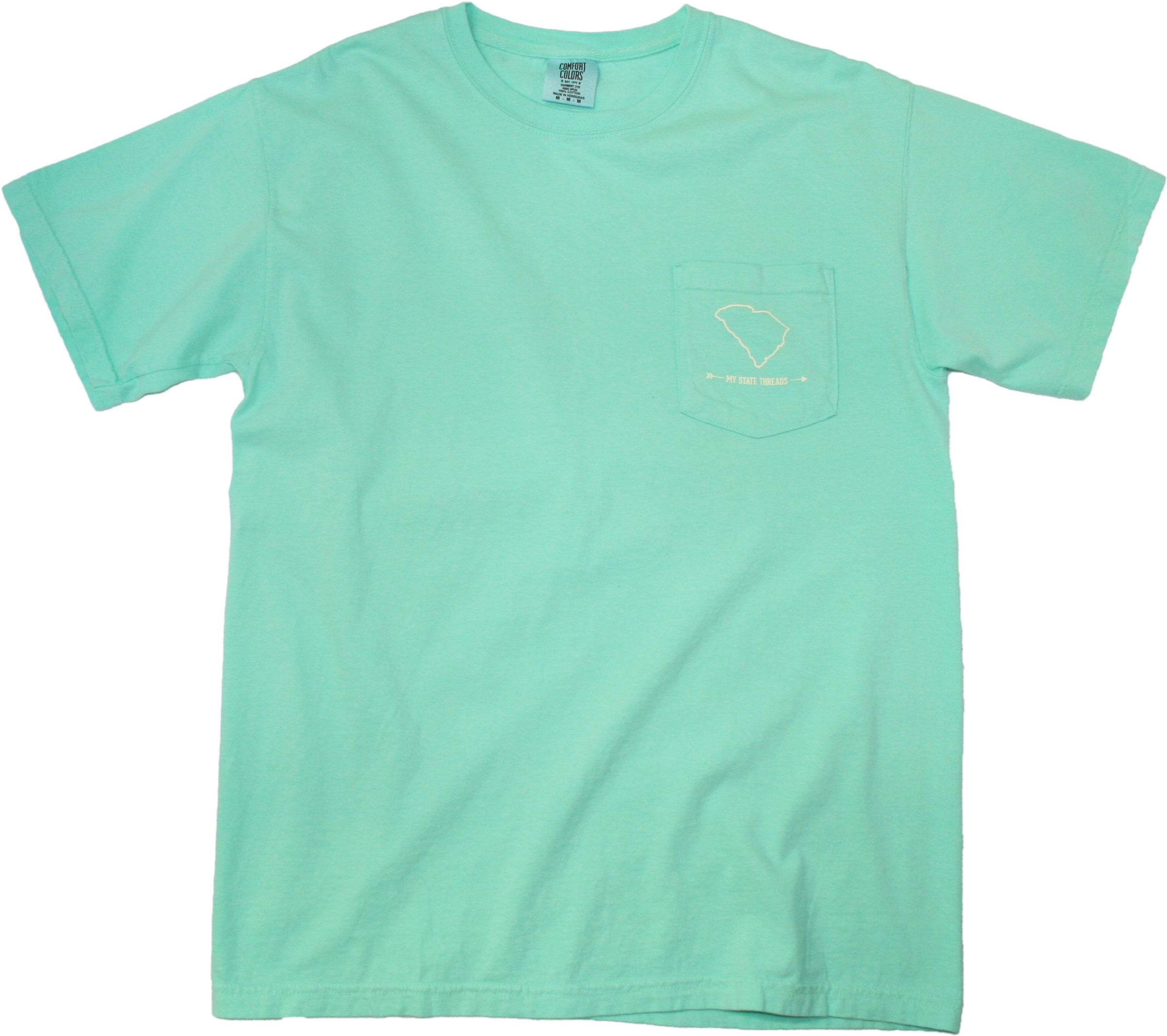 South Carolina Pocket Tee - Active Shirt (2550x2247), Png Download