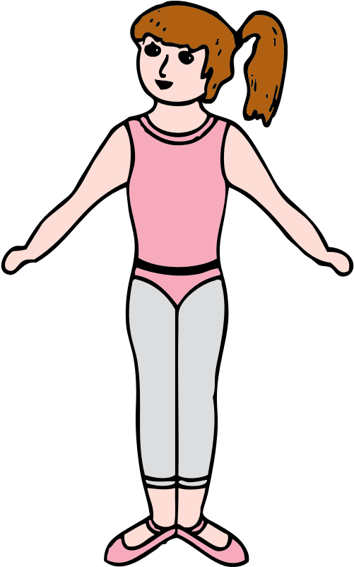 Ballet Dance Clipart Clipart Ballet Girl Dancing S0w44h - Parts Of The School Activities (800x800), Png Download