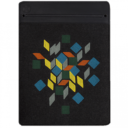 Laptop Sleeve “color Explosion” - Kancha Color Explosion Sleeve Aus Leder Und Filz (15") (500x500), Png Download