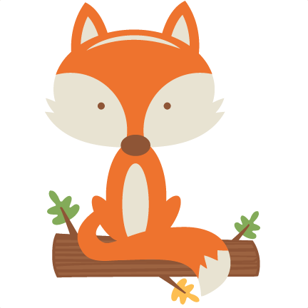 Fall Fox Svg Scrapbook Cut File Cute Clipart Files - Fall Fox Clipart (432x432), Png Download