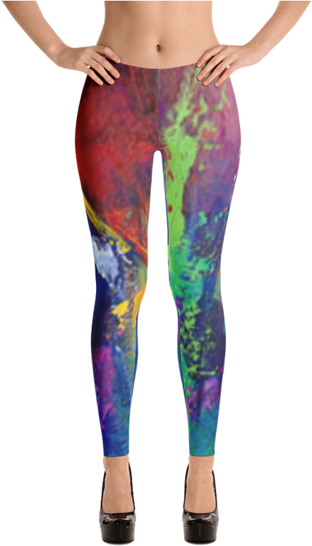 “color Explosion” Leggings - Imagineavalon Christmas Leggings, Christmas Clothing, (800x800), Png Download