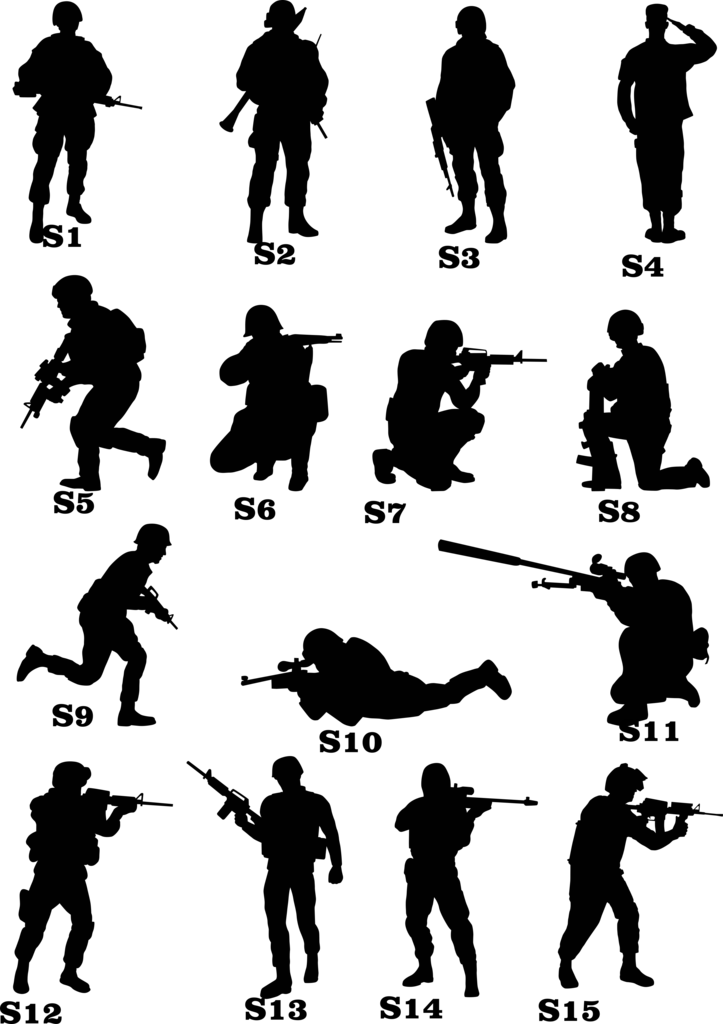 Custom Carved Stones - Soldier Wall Decal - Vinyl Decal - Car Decal - Vd006 (723x1024), Png Download