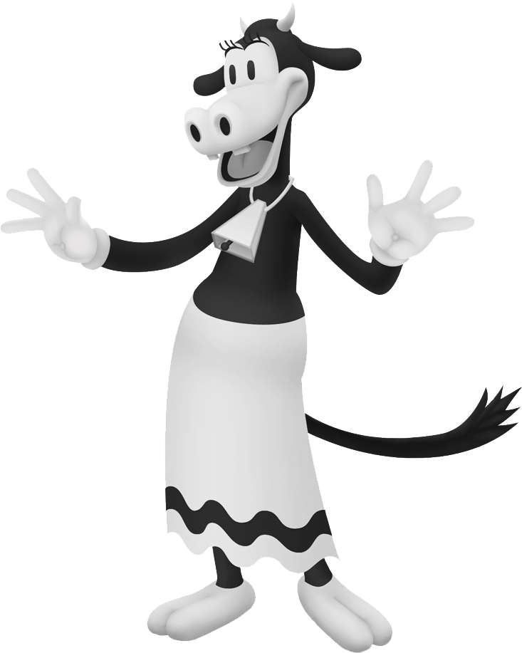 Clarabelle Cow (733x917), Png Download