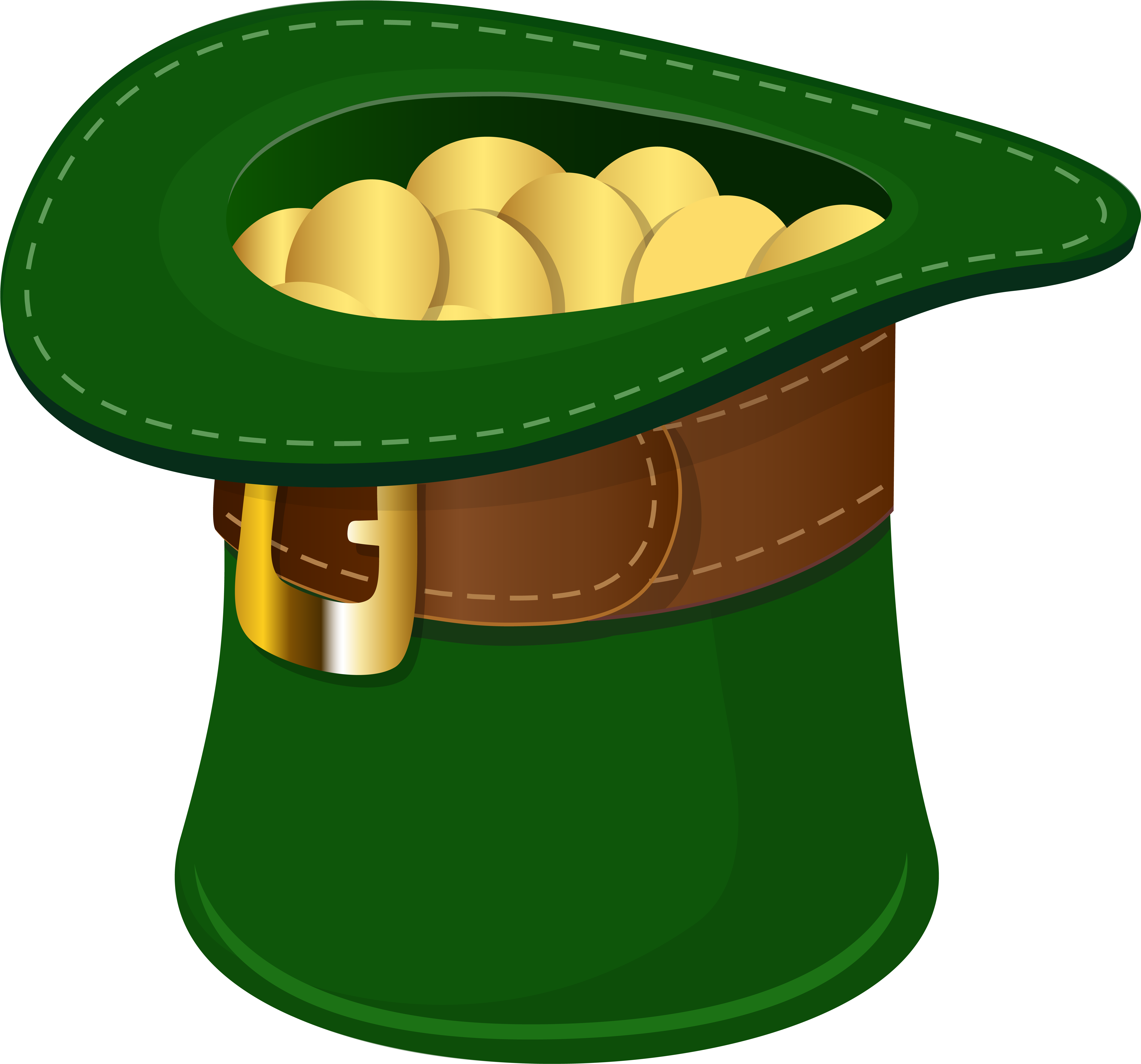 Leprechaun Hat Png (8000x7461), Png Download