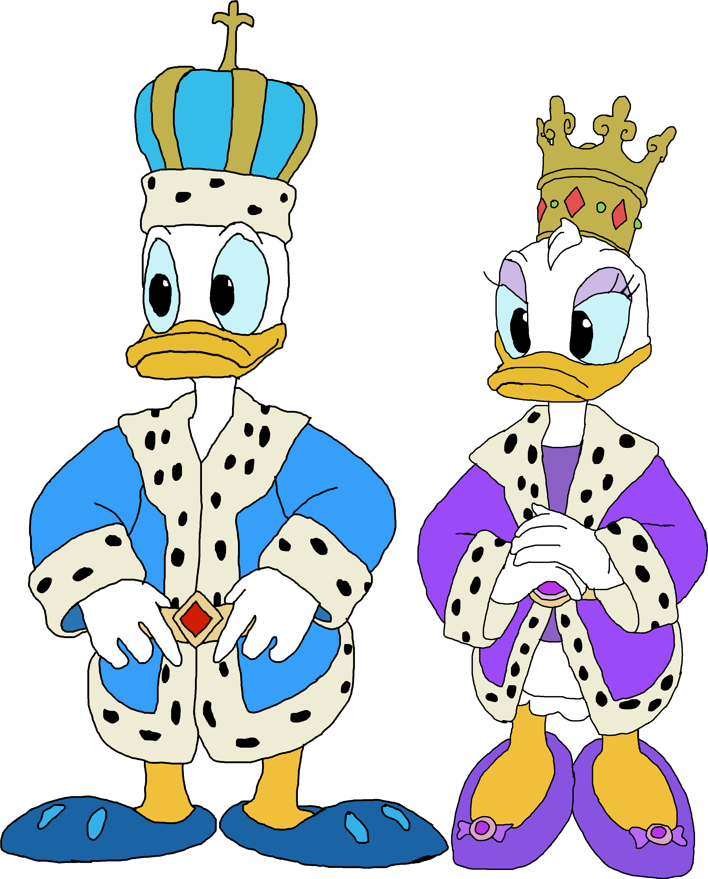 Mickey Souris Clubhouse Fond D'écran Entitled King - Daisy Duck Witch Png (3087x3613), Png Download