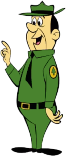 Ranger Smith From The Yogi Bear Show - Ranger Smith (300x555), Png Download