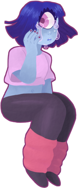 Feelin Blue O - Cartoon (482x750), Png Download