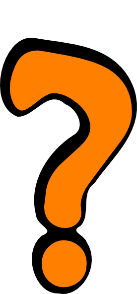 Mark Cliparts - Orange Question Marks Png (276x592), Png Download