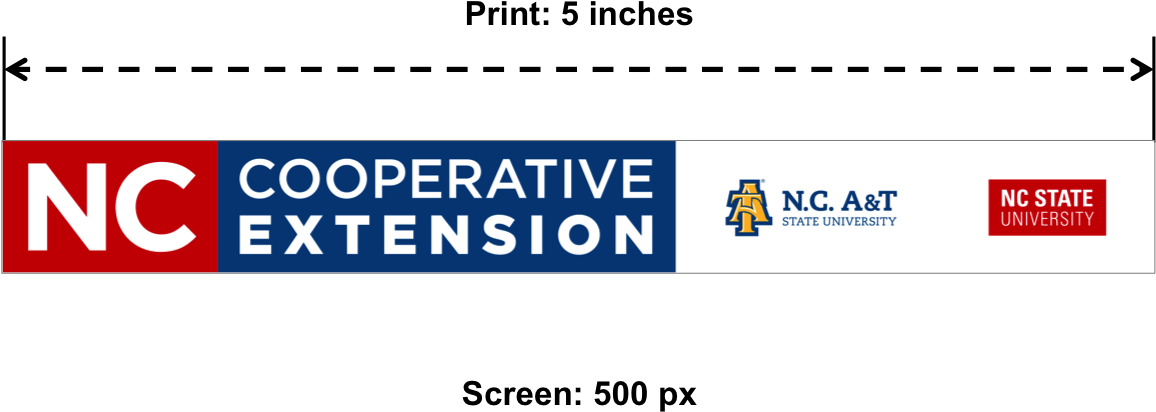 Cooperative Extension Logo-horizontal Version Sizing - Nc Cooperative Extension Logo (1192x436), Png Download