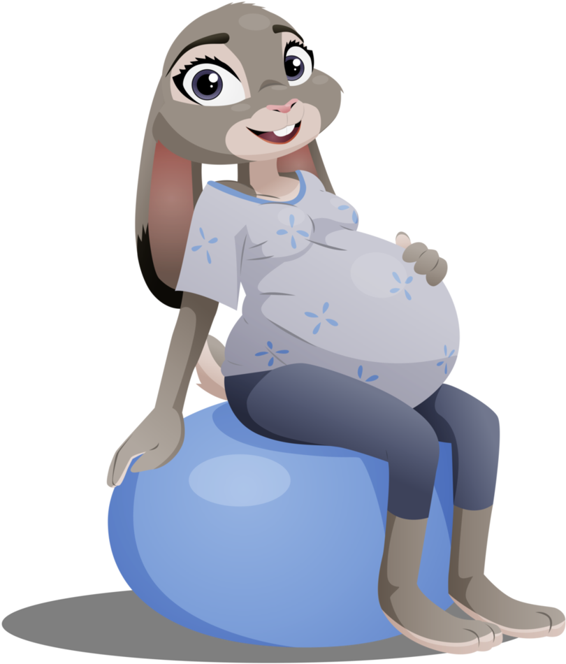 Judy Hopps Pregnant - Zootopia Judy Hopps Pregnant (836x955), Png Download