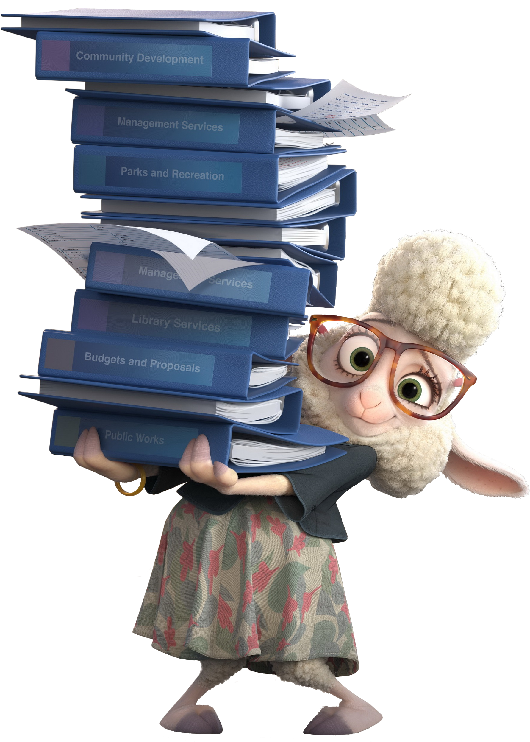 Bellwether - Zootopia Bellwether Png (1842x2497), Png Download