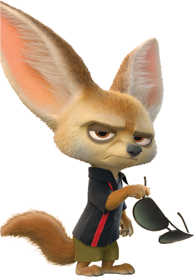 Finnick Zootopia (670x960), Png Download