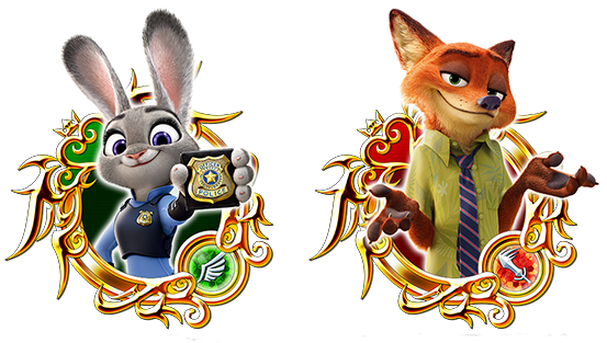 Unchained X Zootopia Medals - Khux Zootopia (553x313), Png Download