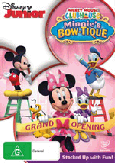 More Views - Mickey Mouse Clubhouse - Minnie's Bow-tique - Dvd (1200x1200), Png Download
