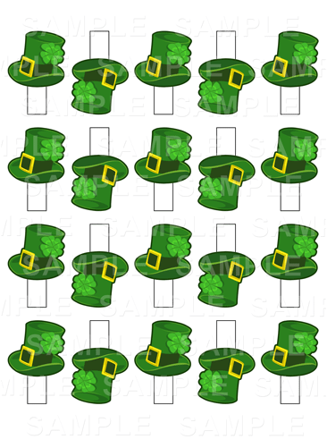 20 X Leprechaun Hats - Cactus (500x500), Png Download