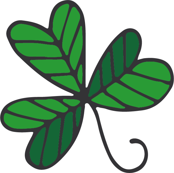 Three Leaf Clover - Four-leaf Clover (610x607), Png Download