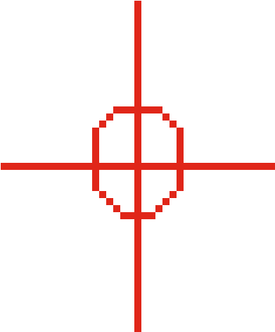 Crosshair - Diagram (590x690), Png Download